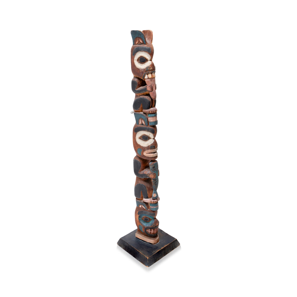 Tlingit Bear Totem by Charlie Joe Tagcook — Cisco's Gallery