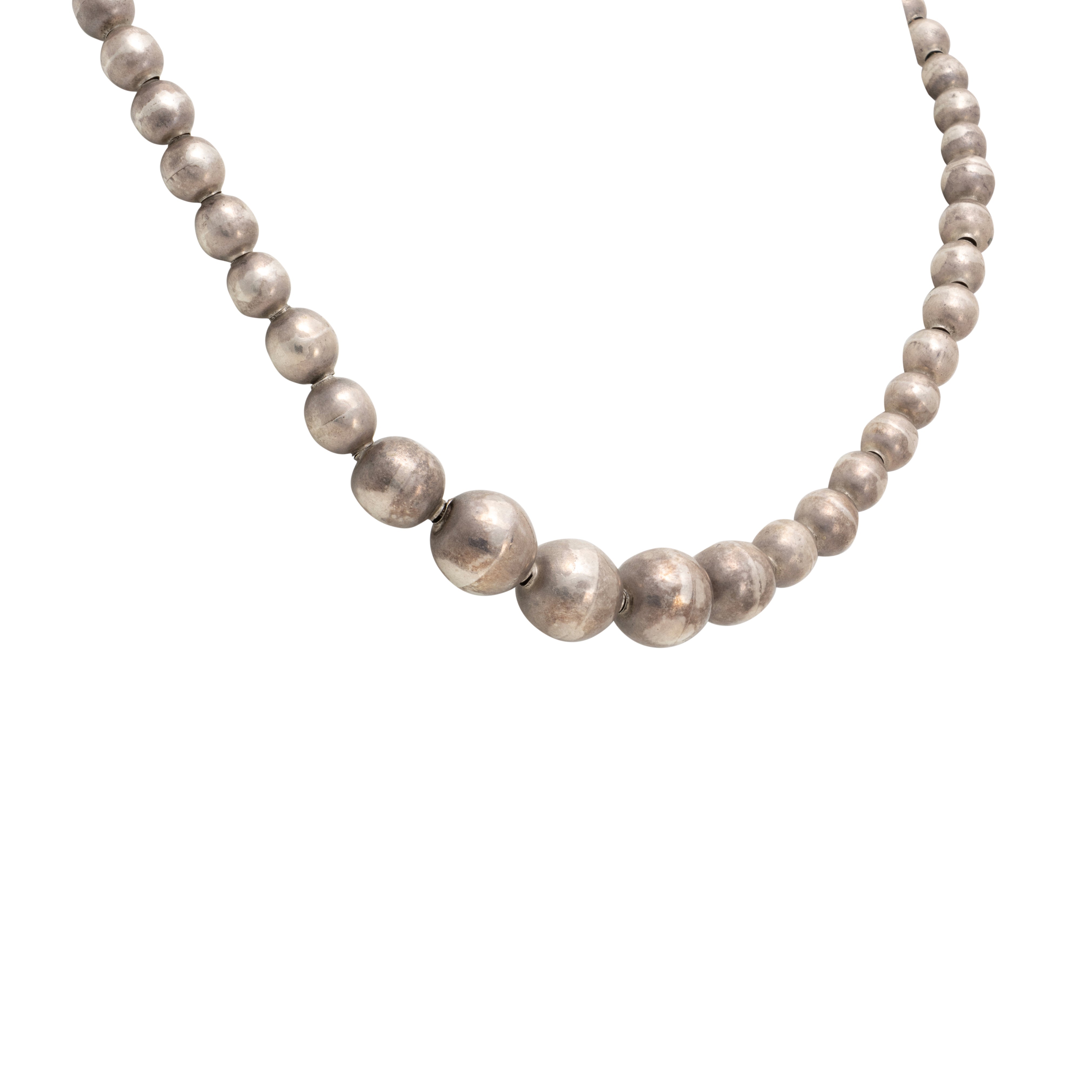 Silver Graduated Bead Chain