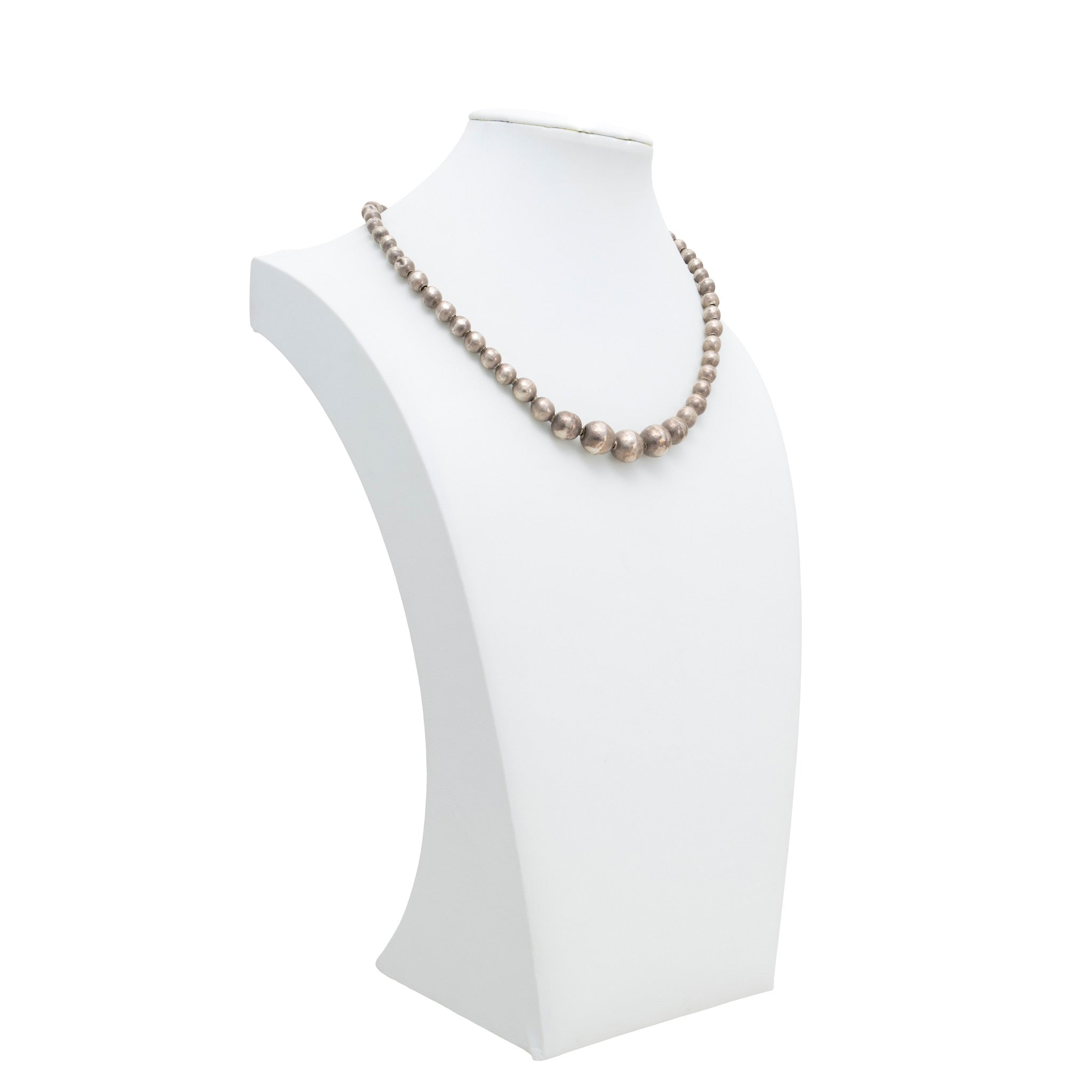 Silver Graduated Bead Chain