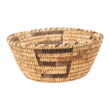 Papago Basket, Native, Basketry, Vertical