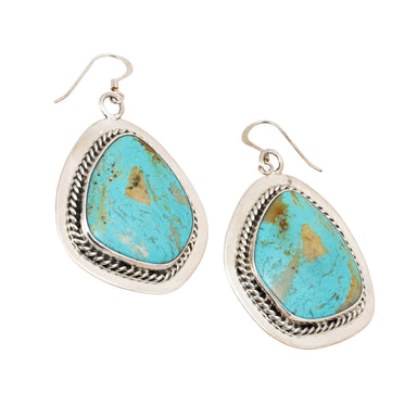 Navajo Turquoise Earrings, Jewelry, Earrings, Native