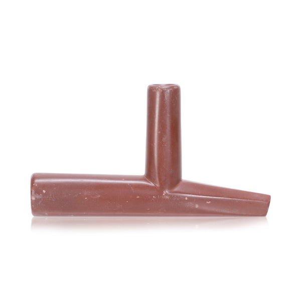 Northern Plains T Pipe Bowl, Native, Pipe, Catlinite
