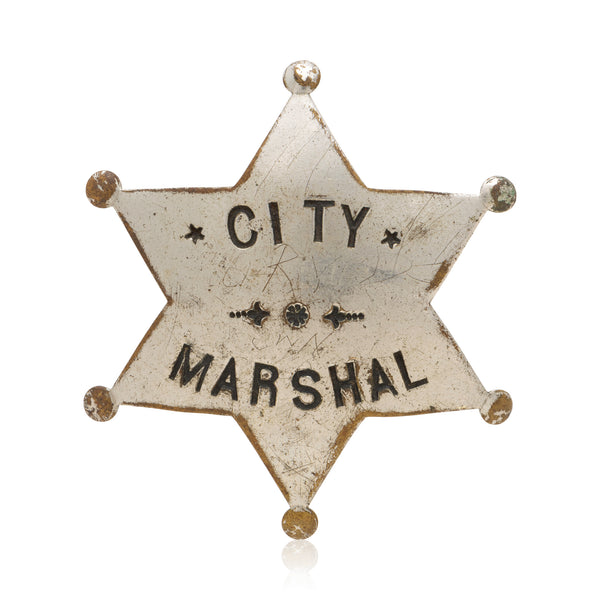 City Marshal Badge, Western, Law Enforcement, Badge
