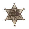 City Marshal Badge, Western, Law Enforcement, Badge