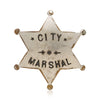 City Marshal Badge, Western, Law Enforcement, Badge