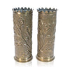 Pair Trench Art Vases, Furnishings, Decor, Trench Art