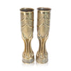 Pair Trench Art Vases, Furnishings, Decor, Trench Art