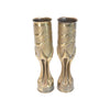 Pair Trench Art Vases