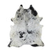 Black and White Speckled Longhorn Hide, Furnishings, Taxidermy, Longhorn