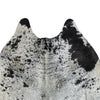Black and White Speckled Longhorn Hide
