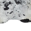 Black and White Speckled Longhorn Hide