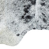 Black and White Speckled Longhorn Hide