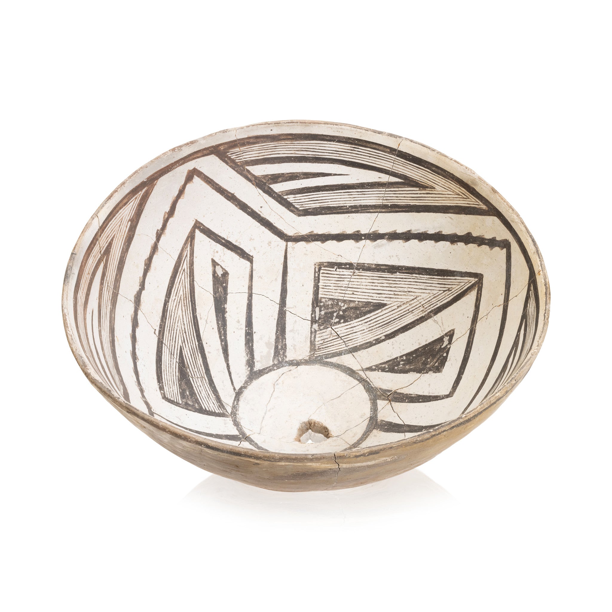 Anasazi Mimbres Bowl, Native, Pottery, Prehistoric