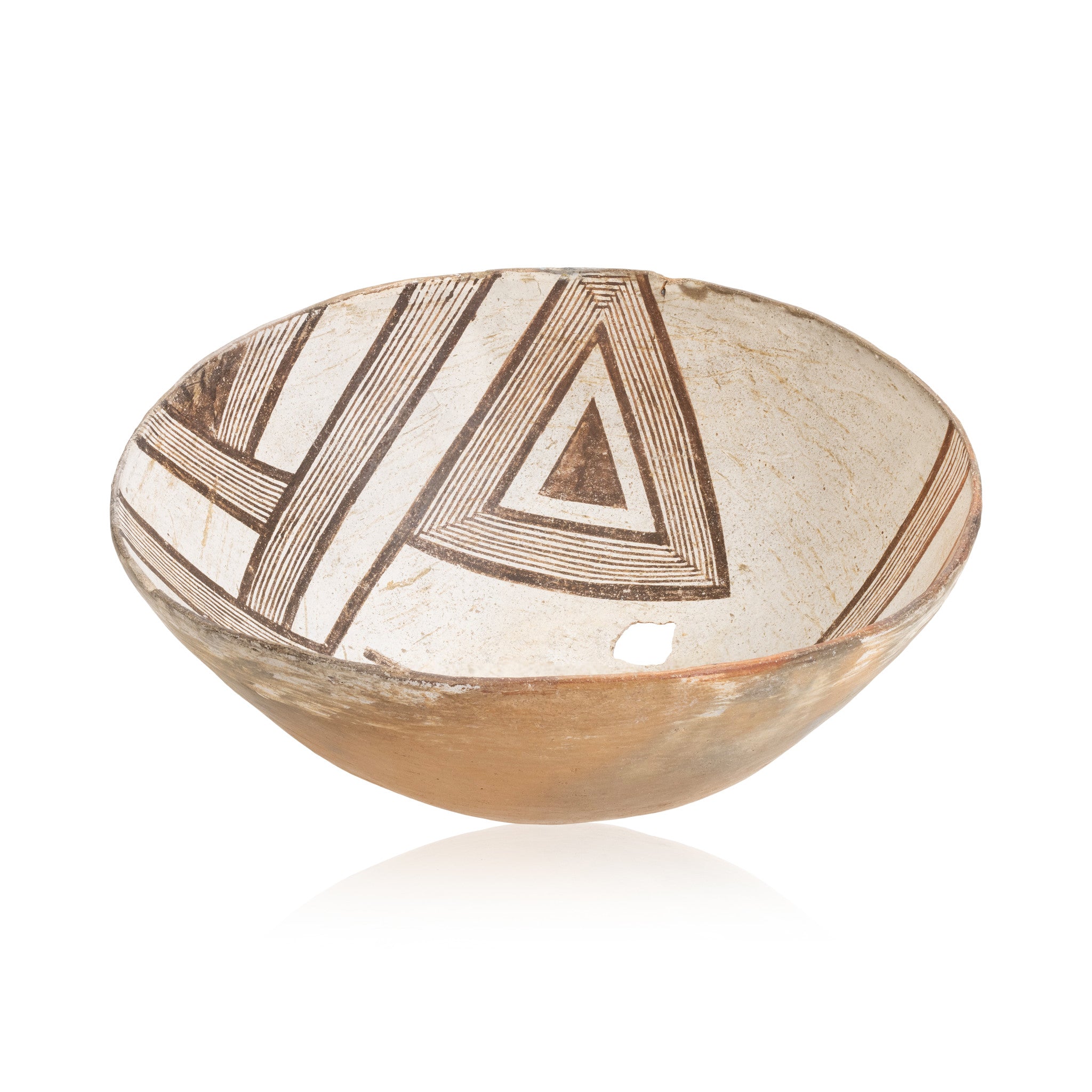 Prehistoric Anasazi Mimbres Bowl, Native, Pottery, Prehistoric
