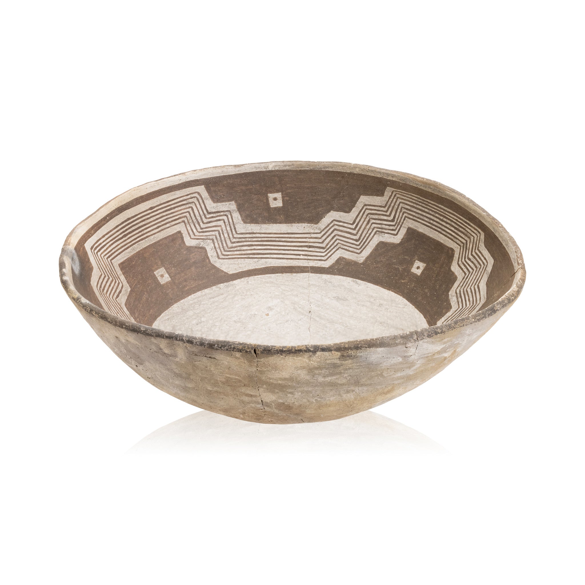 Prehistoric Anasazi Mimbres Bowl, Native, Pottery, Prehistoric