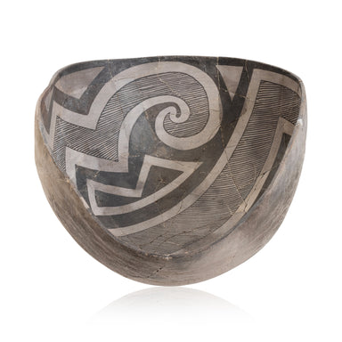 Prehistoric Socorro Bowl, Native, Pottery, Prehistoric