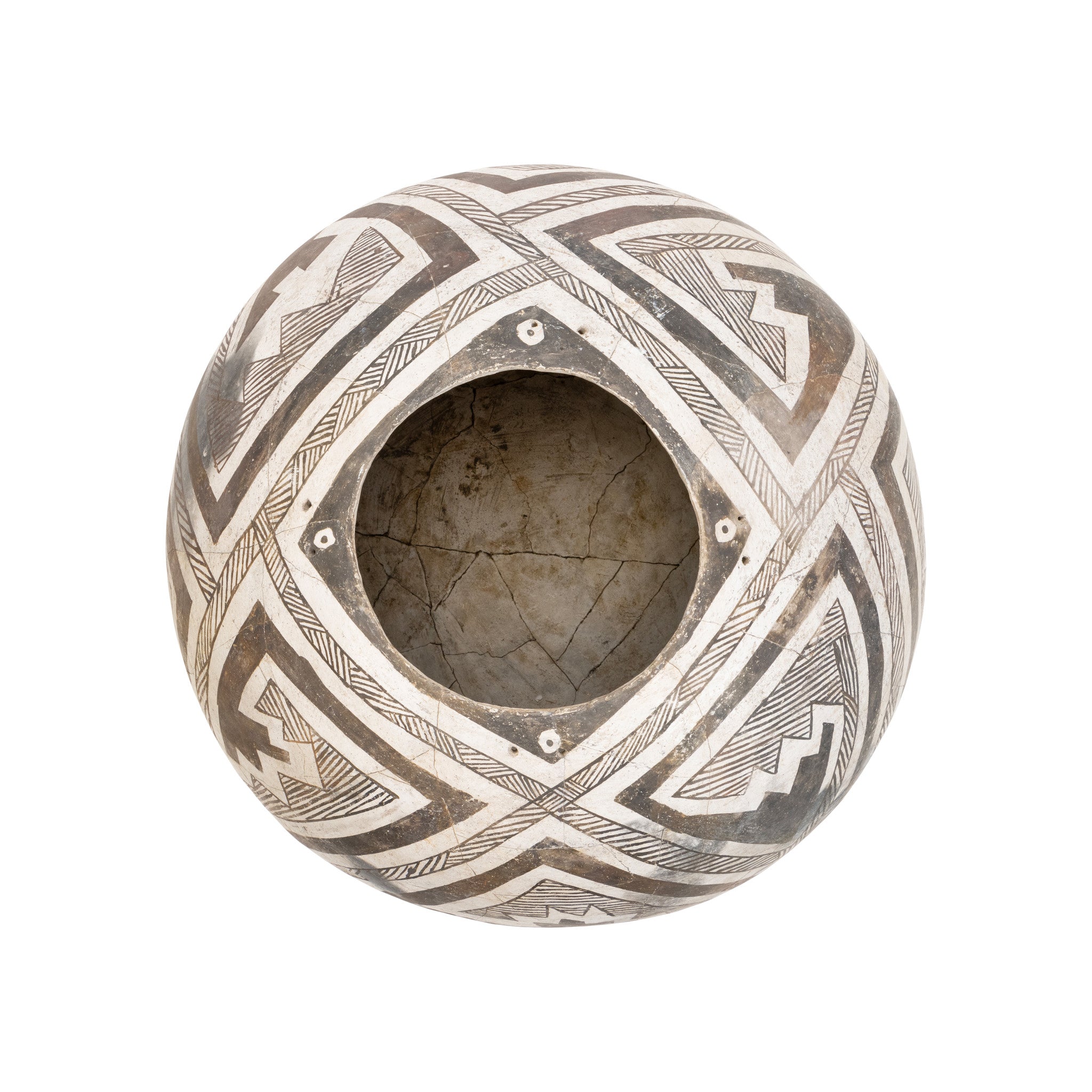 Prehistoric Anasazi Snowflake Jar