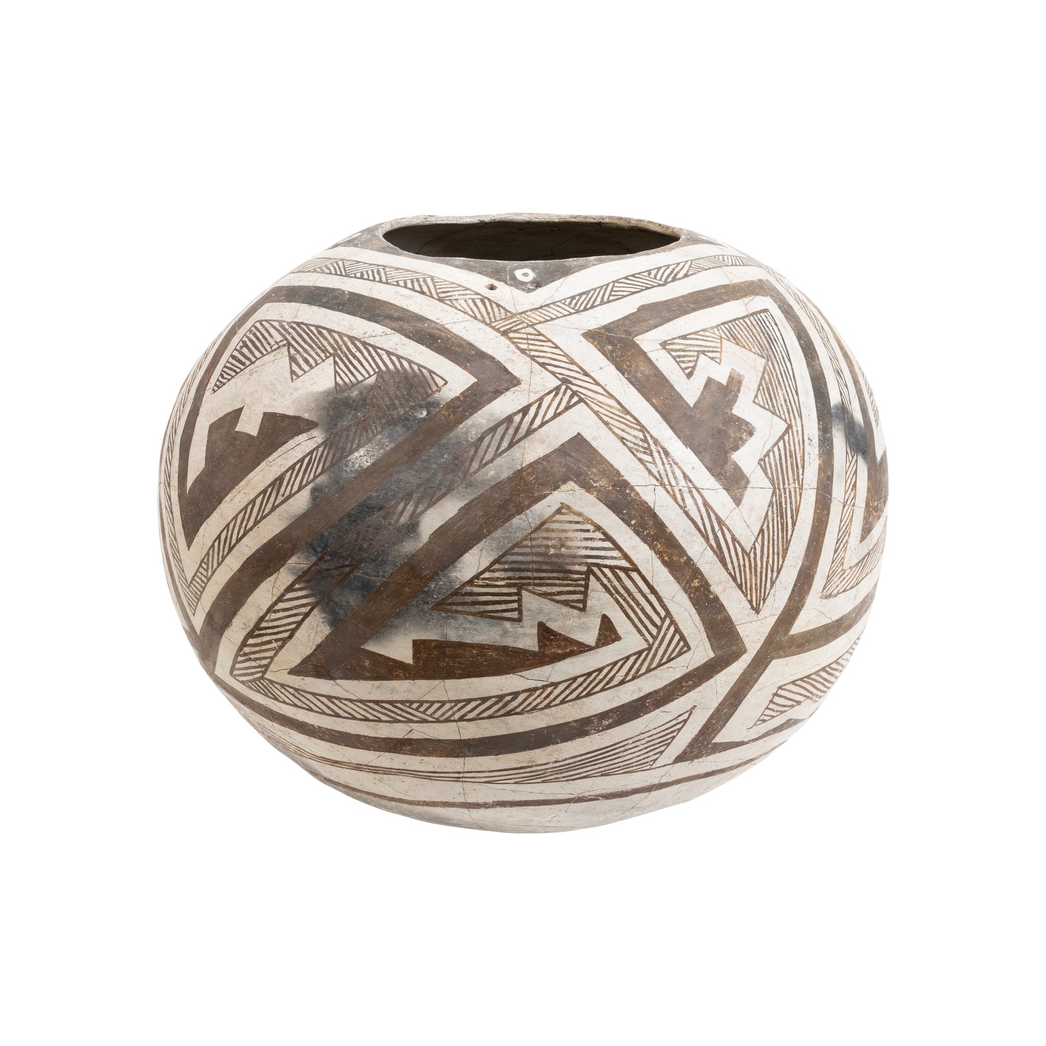 Prehistoric Anasazi Snowflake Jar