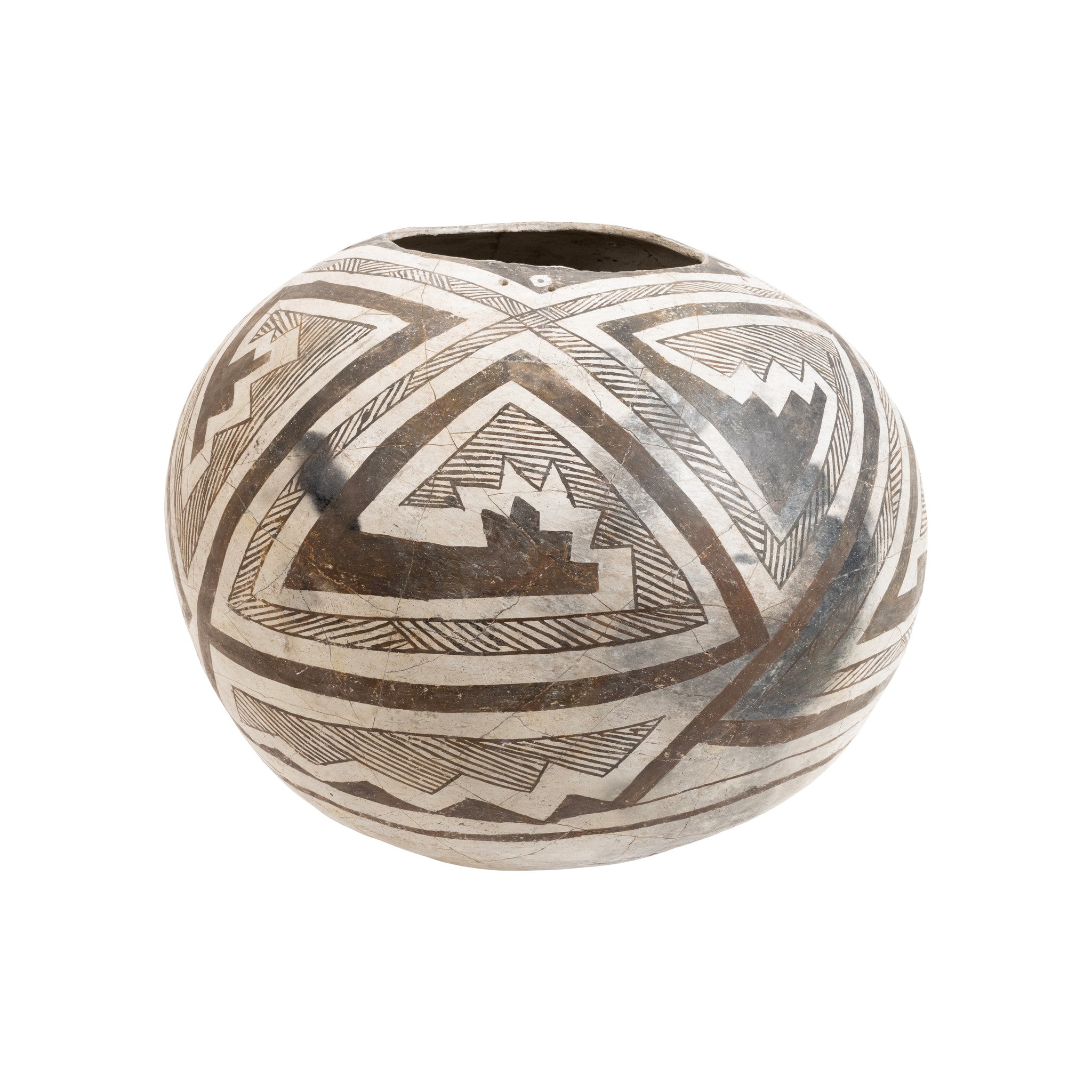 Prehistoric Anasazi Snowflake Jar