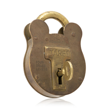 Admiralty Tin Brass Padlock, Furnishings, Decor, Other