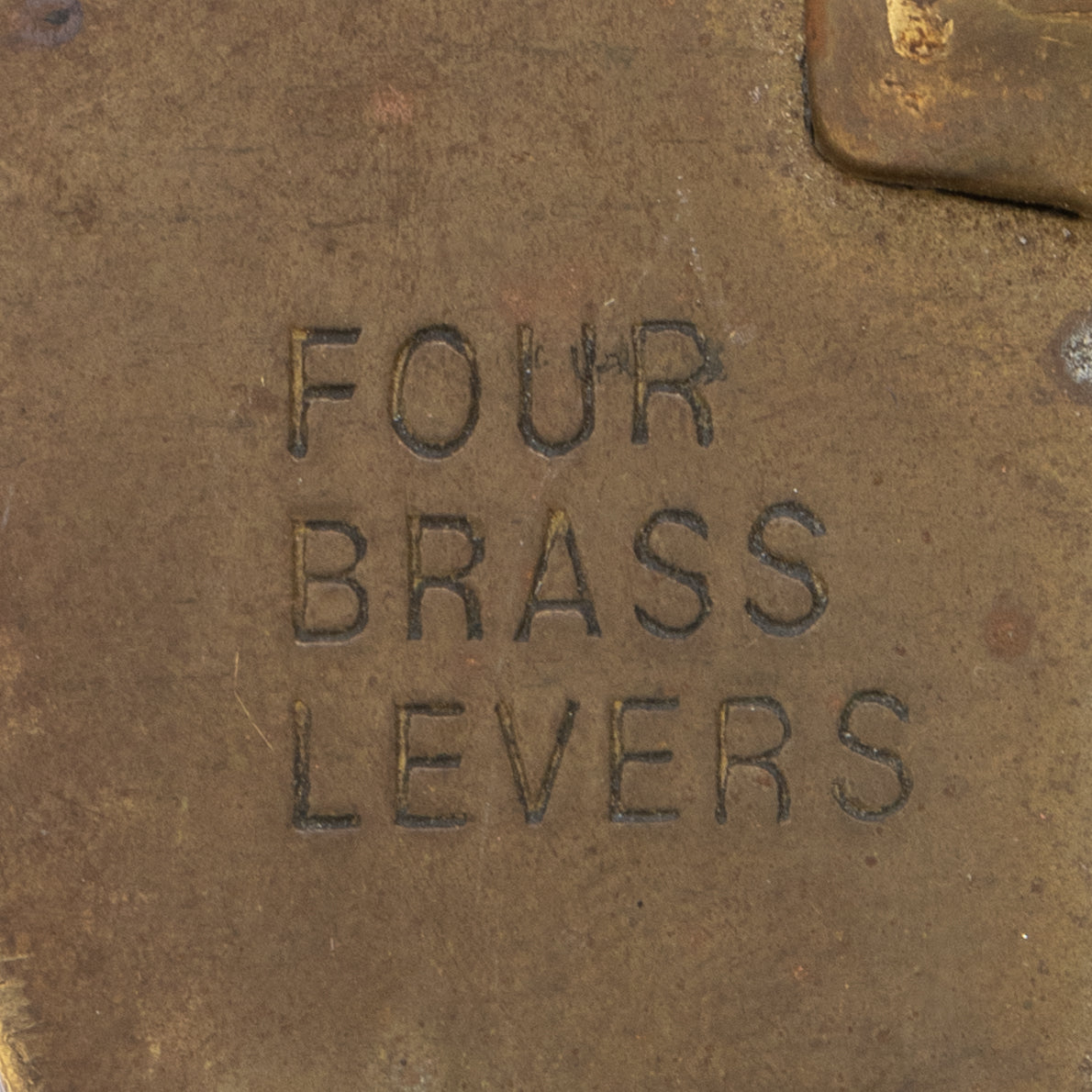 Admiralty Tin Brass Padlock