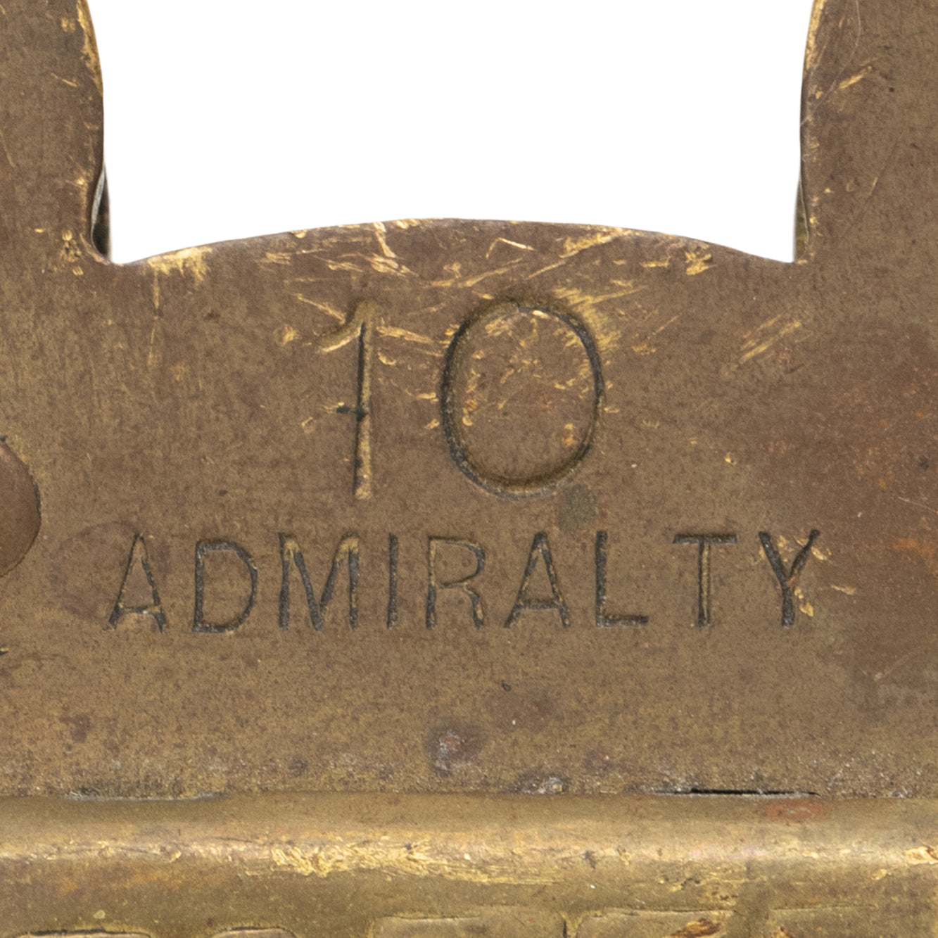 Admiralty Tin Brass Padlock
