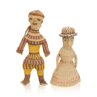 Pair of Quinalt Dolls, Native, Doll, Other
