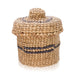 Nootka Miniature Lidded Basket, Native, Basketry, Vertical