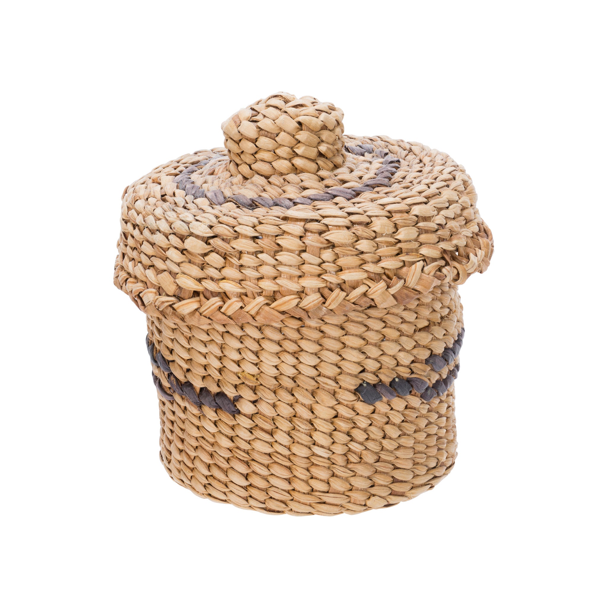 Nootka Miniature Lidded Basket