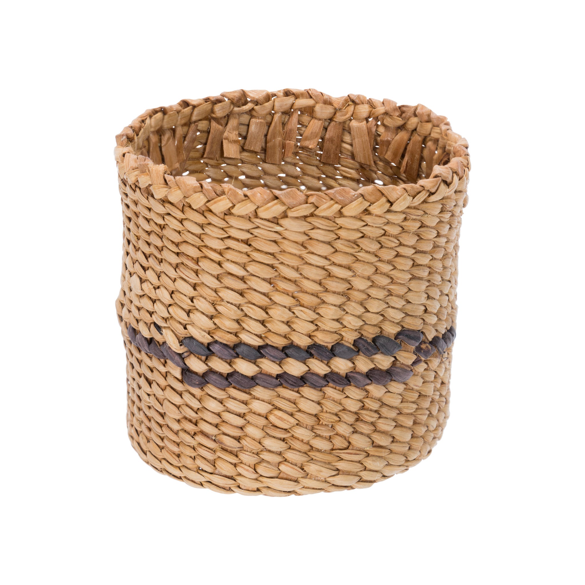 Nootka Miniature Lidded Basket