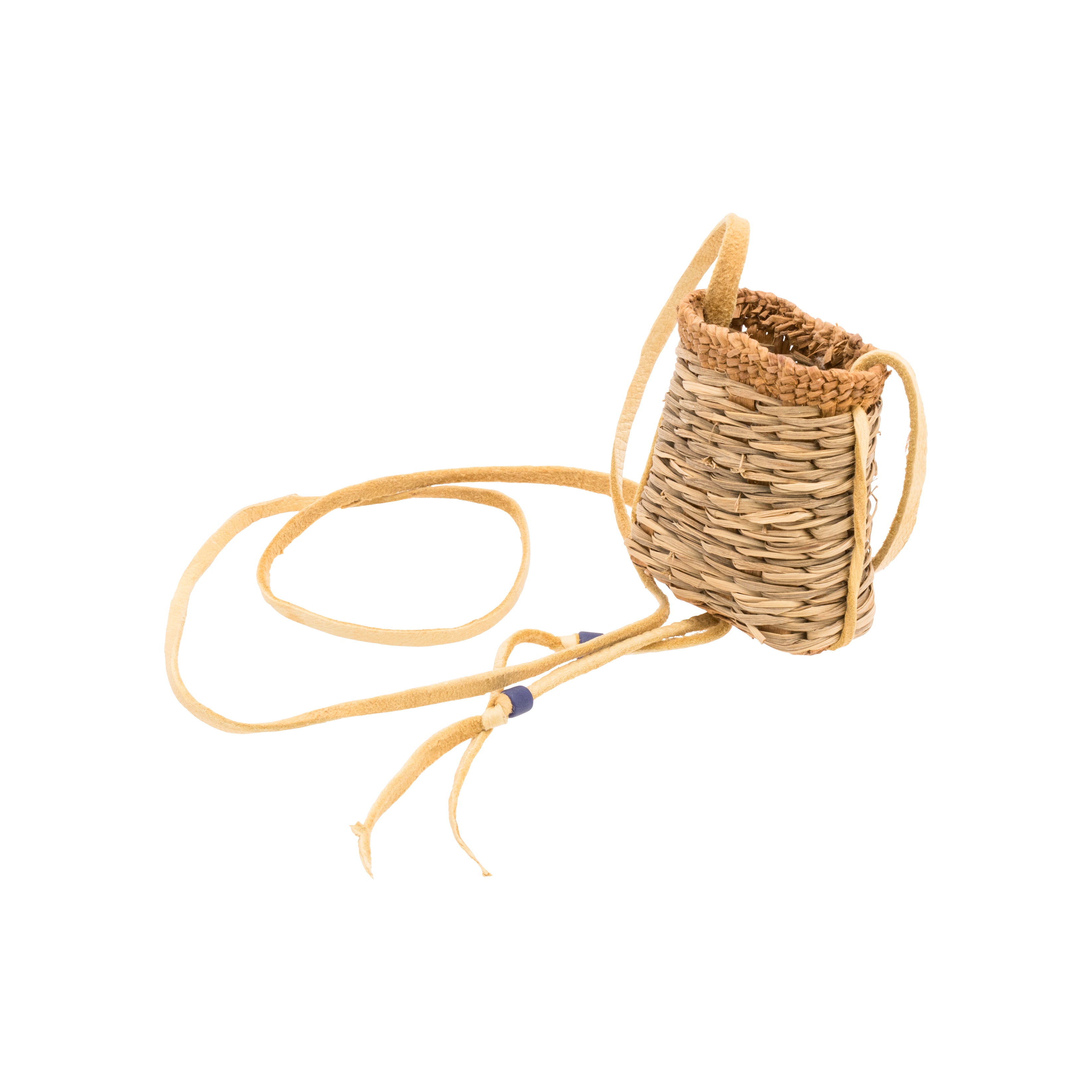 Makah Basketry Medicine Pouch