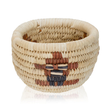 Hopi Miniature Basket, Native, Basketry, Vertical