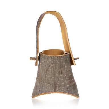 Plateau Miniature Huckleberry Basket, Native, Basketry, Vertical