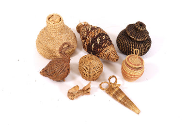 Native Miniature Basket Collection, Native, Basketry, Other
