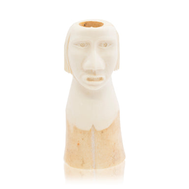 Iroquois Bone Native Carving, Native, Carving, Ivory