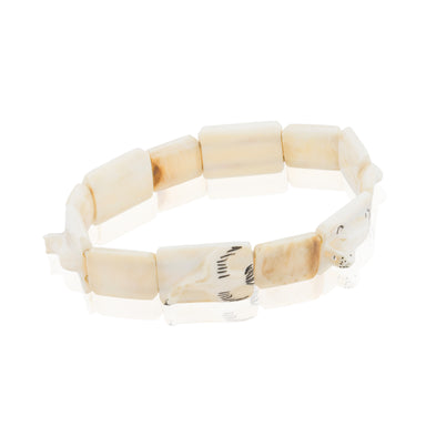Inuit Ivory Feitsh Bracelet, Native, Carving, Ivory