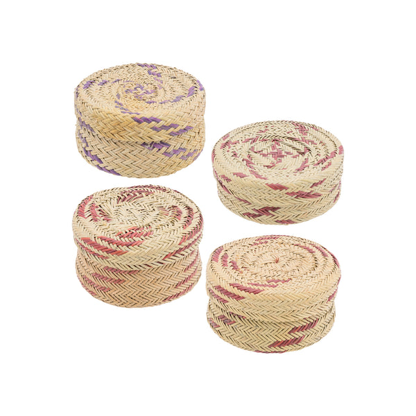 Tarahumara Storage Baskets, Native, Basketry, Vertical