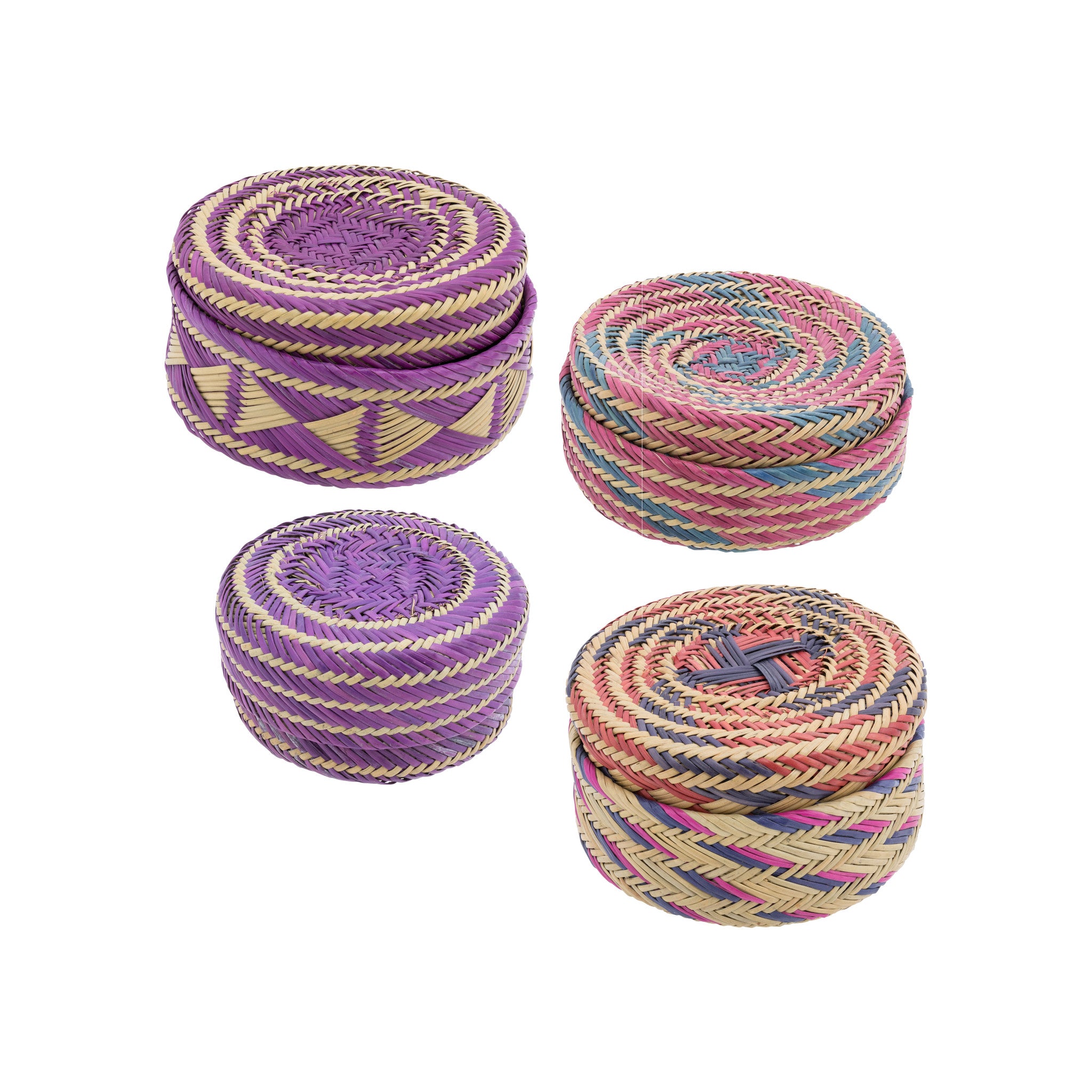 Tarahumara Baskets, Native, Basketry, Vertical