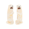 Inuit Ivory Bear Salt and Pepper Shakers