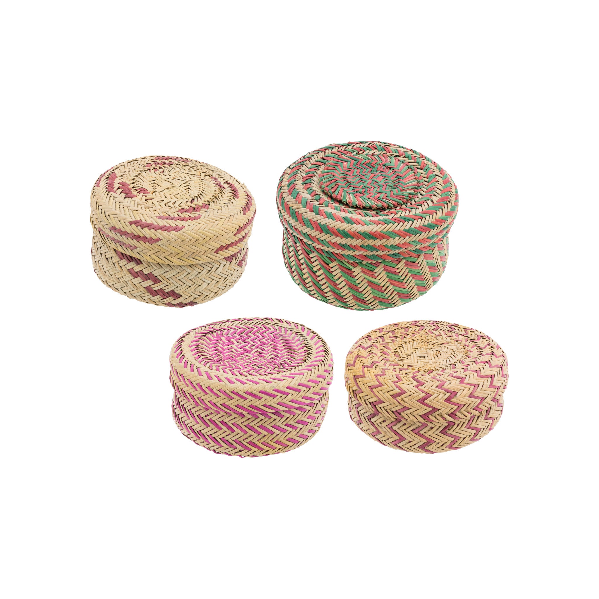 Tarahumara Baskets, Native, Basketry, Vertical