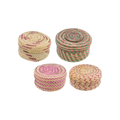 Tarahumara Baskets, Native, Basketry, Vertical