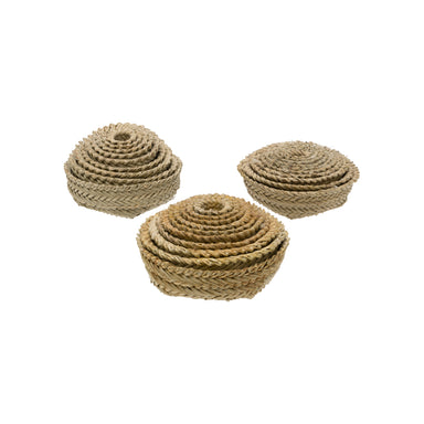 Tarahumara Nesting Baskets, Native, Basketry, Vertical