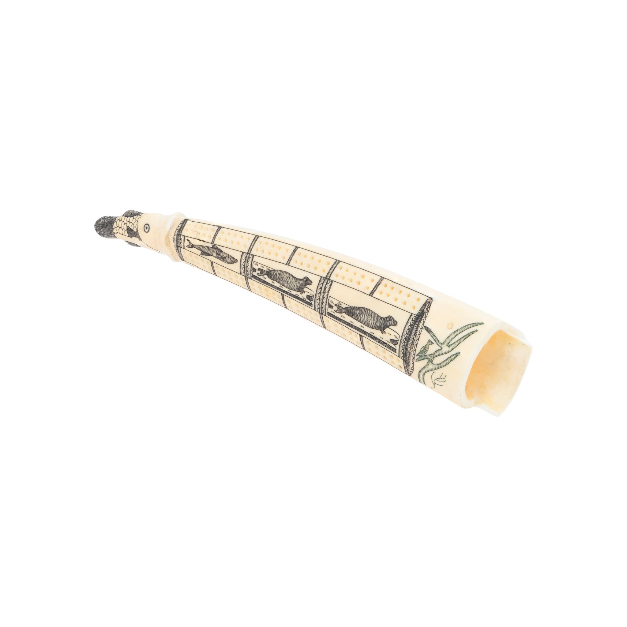 Inuit Ivory Cribbage Board