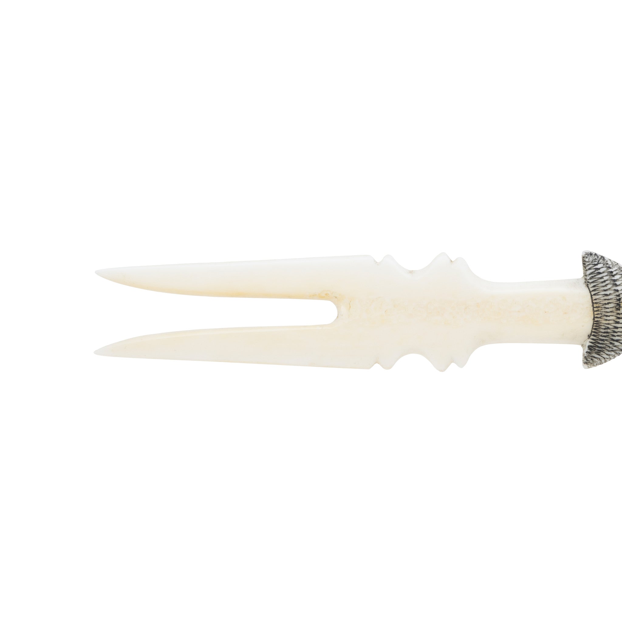 Inuit Ivory Two Prong Fork
