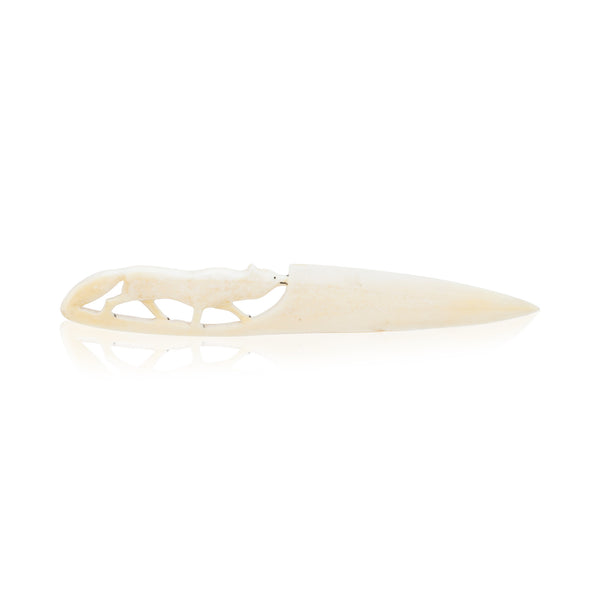 Inuit Ivory Figurative Knife, Native, Carving, Ivory