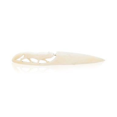 Inuit Ivory Figurative Knife, Native, Carving, Ivory