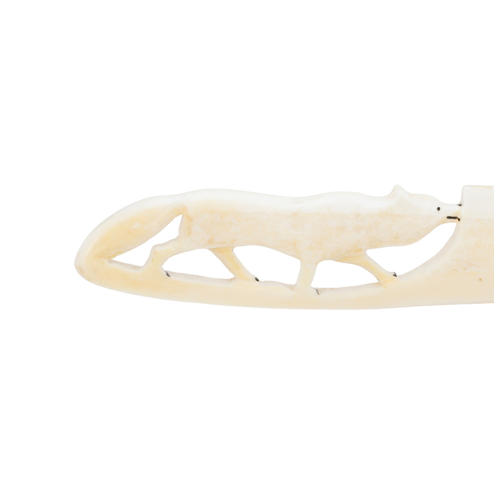 Inuit Ivory Figurative Knife