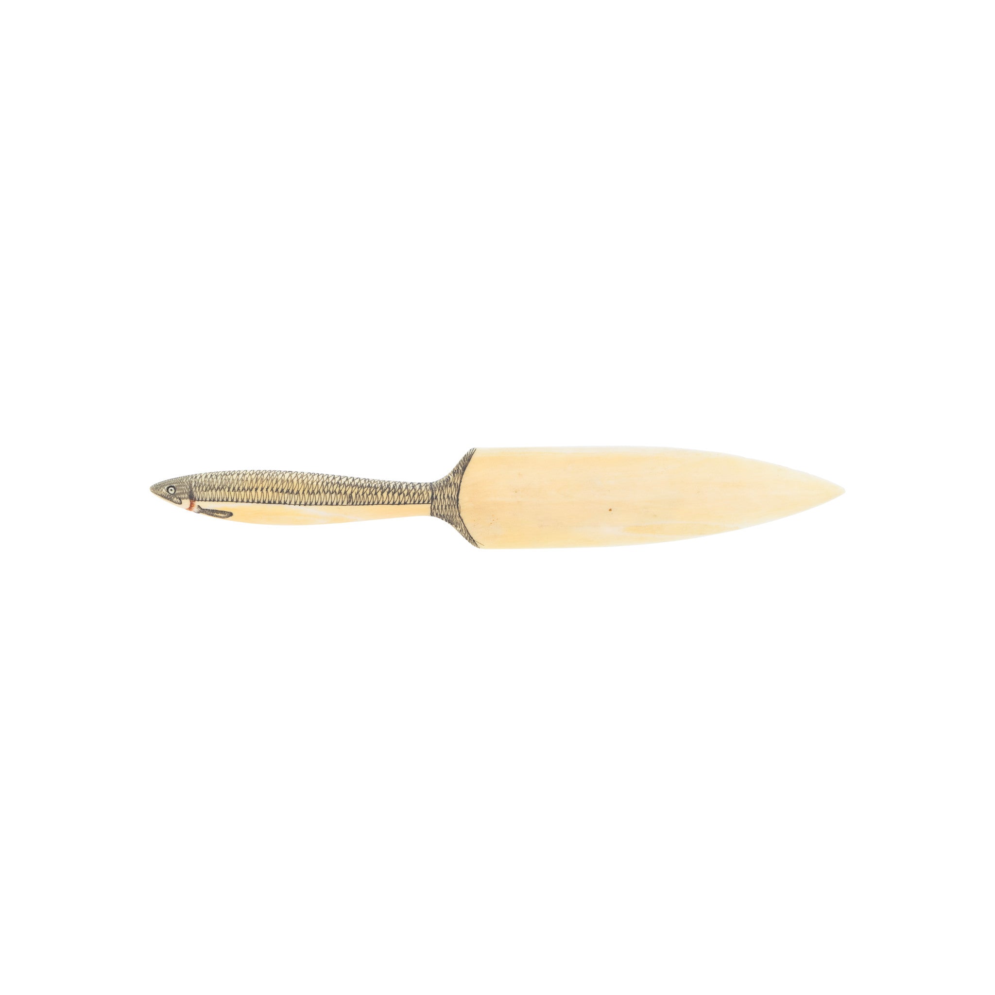 Inuit Figurative Ivory Knife