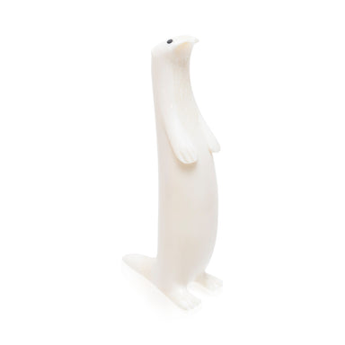 Inuit Walrus Ivory Otter, Native, Carving, Ivory