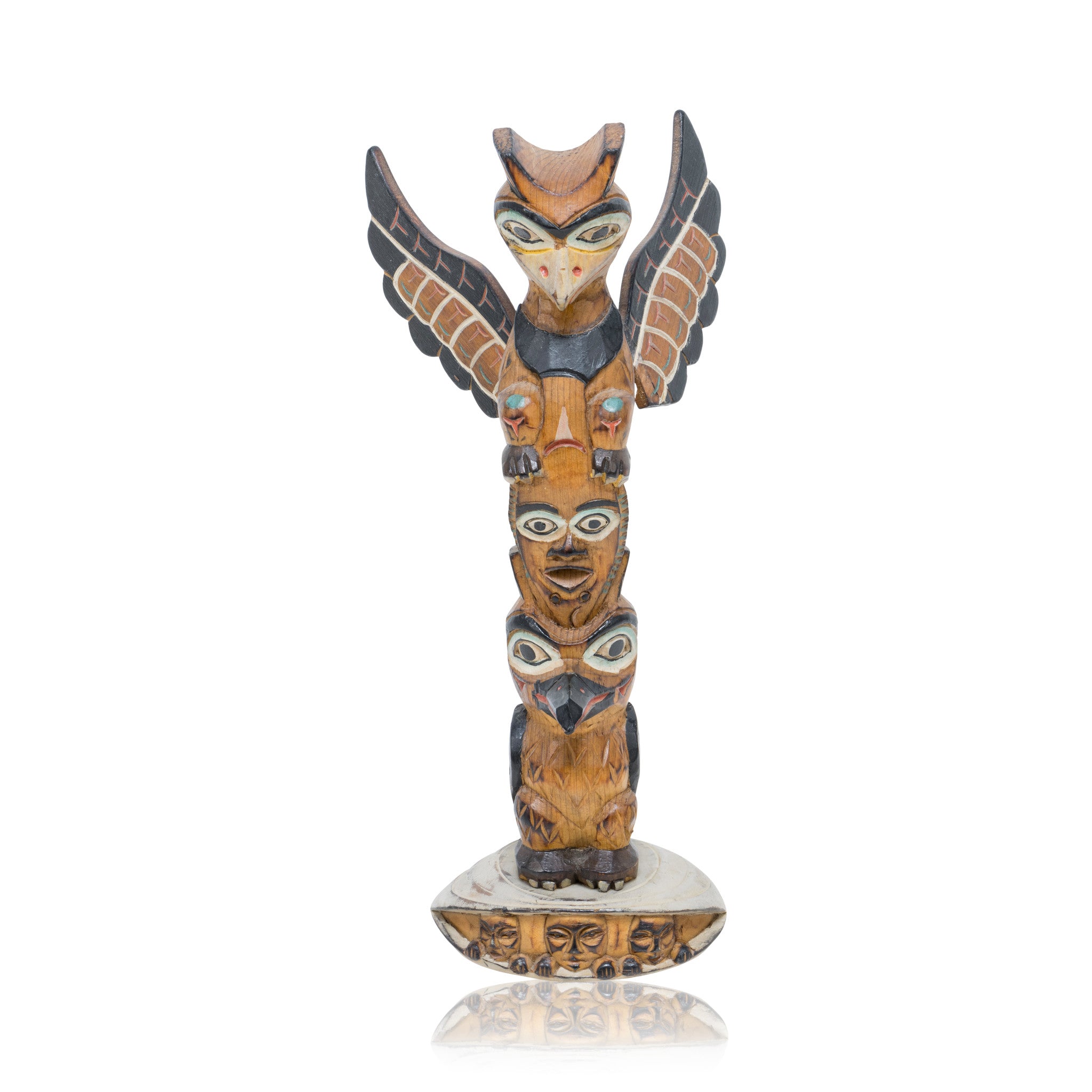 Alaska Black Diamond Totem, Native, Carving, Totem Pole
